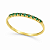 Anel em Ouro 18K com 9 Esmeralda - Imagem 2