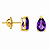 Brinco em Ouro 18K com Ametista Gota - Imagem 2