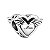 Berloque em Prata 925 Coração com Resina - Imagem 2