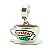 Berloque em Prata 925 Xicara de café em Resina - Imagem 1