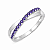 Anel em Prata 925 X Lilas - Imagem 1