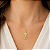 Pingente em Ouro 18k Menina com Relevo - Imagem 3