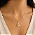 Pingente em Ouro 18k Gota Ponto de Luz - Imagem 3