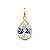 Pingente em Ouro 18k Gota Ponto de Luz - Imagem 1