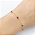 Pulseira em Ouro 18K Zirconias Vermelhas - Imagem 2