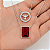 Gargantilha em Prata 925 Zirconia com Divino Espírito Santo - Imagem 2