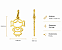 Pingente em Ouro 18K Menina - Imagem 2