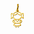Pingente em Ouro 18K Menina - Imagem 1