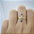 Anel em Ouro 18K Com 5 Zirconias - Imagem 4