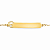Pulseira em Ouro 18K de Chapinha Infantil Menina - Imagem 1