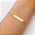 Pulseira em Ouro 18K de Chapinha Infantil Menina - Imagem 2