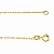 Pulseira em Ouro 18K de Chapinha Infantil Coroa - Imagem 2