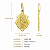 Pingente em Ouro 18K Ornato Medalha Santo Expedito - Imagem 2