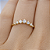 Anel em Ouro 18K com 7 Zirconias - Imagem 3