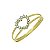 Anel em Ouro 18K Coração com Zirconias - Imagem 2