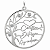 Pingente em Prata 925 Arvore com Nomes personalizado - Imagem 1