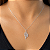 Pingente em Prata 925 Nossa Senhora com Zirconias - Imagem 2