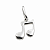 Pingente em Prata 925 Nota Musical - Imagem 1