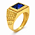 Anel em Ouro 18k TV Azul - Imagem 1