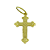 Pingente em Ouro 18k Cruz com Cristo - Imagem 1