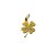Pingente em Ouro 18k Trevo de 4 Folhas - Imagem 1