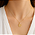 Pingente em Ouro 18k Trevo de 4 Folhas Vazadas - Imagem 3