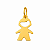 Pingente em Ouro 18k Menino - Imagem 1