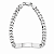 Pulseira em Prata 925 Chapa Grume - Imagem 1