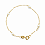 Pulseira em Ouro 18K Infatil de Perolas - Imagem 1