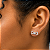 Brinco em Prata 925 Laço com Zirconia - Imagem 3
