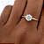 Anel em Ouro 18K Solitário com Diamante - Imagem 4