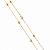 Gargantilha em Ouro 18K Bola 60 cm - Imagem 2