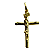 Pingente em Ouro 18k Cruz com Cristo - Imagem 1