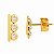 Brinco em Ouro 18k com Zirconias - Imagem 2