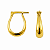Argola em Ouro 18K Lisa Click - Imagem 2