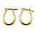 Argola em Ouro 18K Lisa Click - Imagem 1