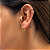Argola em Ouro 18K Lisa Click - Imagem 3