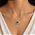 Pingente em Prata 925 Girassol com Zirconias - Imagem 3