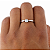 Anel em Prata 925 Solitário com Zirconia 4 Garras - Imagem 2