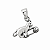Pingente em Prata 925 Gato - Imagem 1