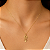Pingente em Ouro 18k Menina Vazada - Imagem 3