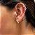 Brinco em Ouro 18K Gota Lisa 14 mm - Imagem 3