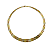 Gargantilha em Ouro 18K Tricolor Laminado 45cm - Imagem 1