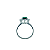 Anel em Prata 925 com Zirconia Oval Verde - Imagem 2