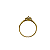 Anel em Ouro 18k Oval com Zirconias Brancas - Imagem 2