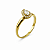 Anel em Ouro 18k Oval com Zirconias Brancas - Imagem 1