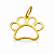 Pingente em Ouro 18k Patinha - Imagem 1