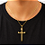 Pingente em Ouro 18k Cruz Prego com Diamantes - Imagem 3
