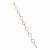 Pulseira em Ouro 18K Tricolor com Perolas - Imagem 1