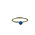 Anel em Ouro18K Calice Azul Claro - Imagem 3